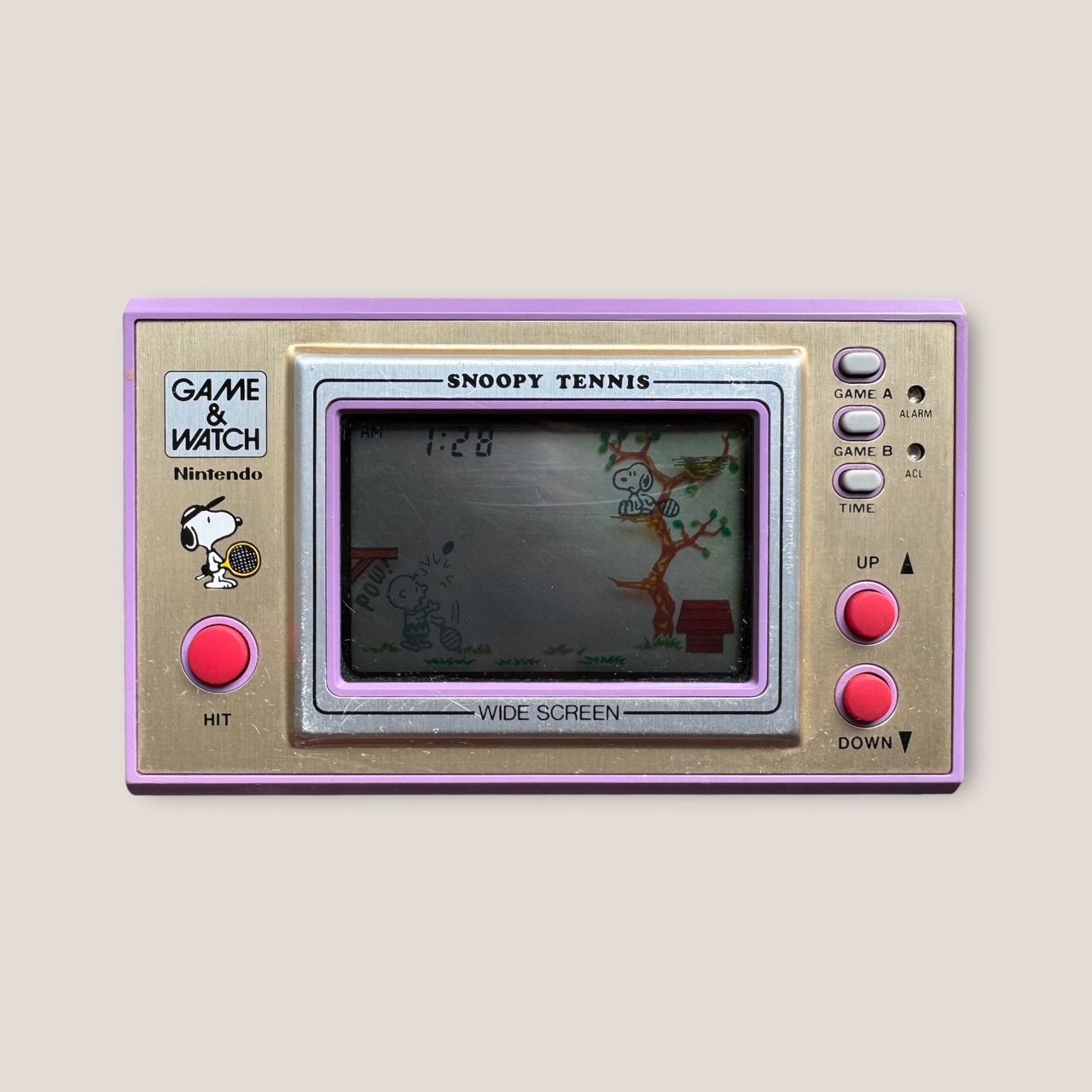 Nintendo Game & Watch Snoopy Tennis 1982 Video console, Working!