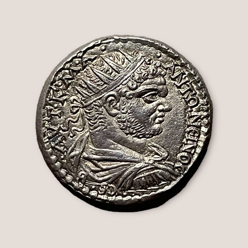 Roman Empire. Caracalla, 198-217. Tetradrachm struck at Zeugma