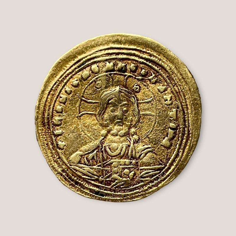 Histamenon Nomisma of Basil II minted in Constantinople