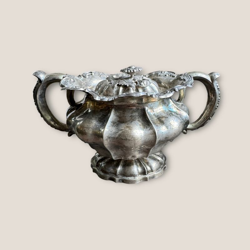 Exceptional Russian Imperial Silver sugar bowl by Alexander Stockberg