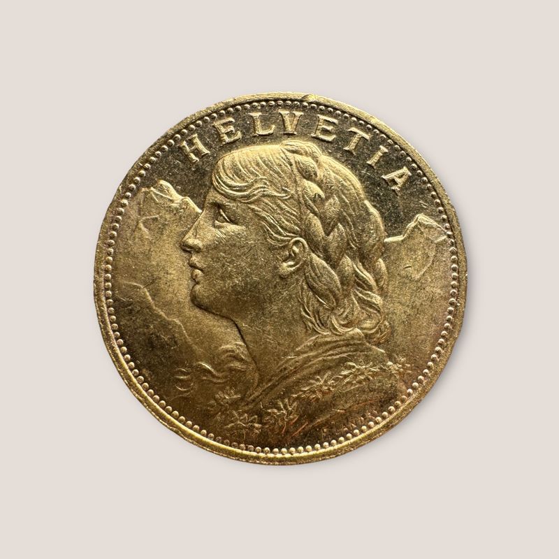 Switzerland Vreneli 20 Francs 1926 Rare year