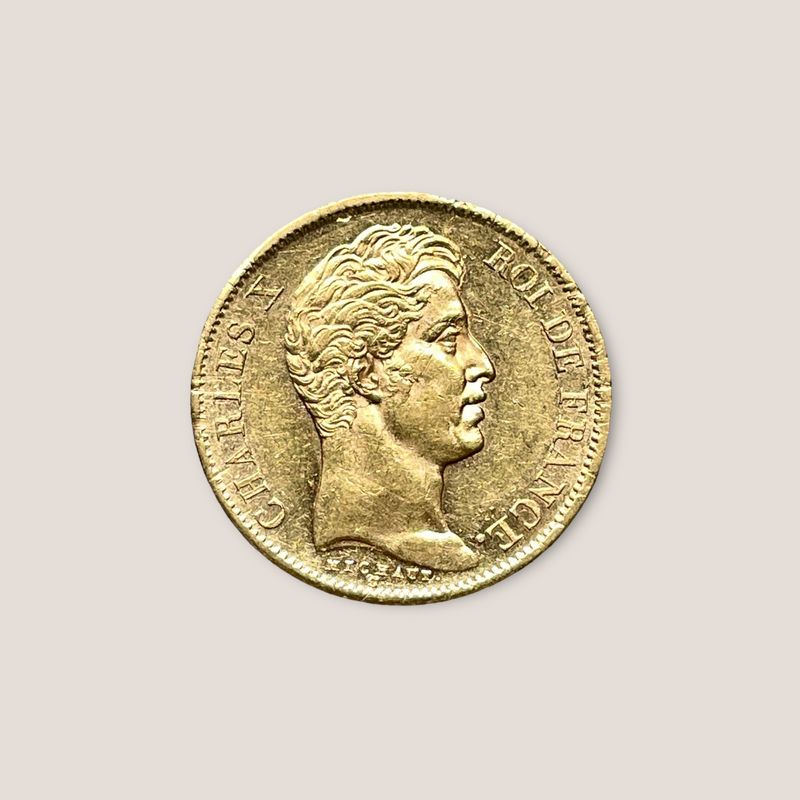 France - Charles X, 40 Francs Or 1828A Paris