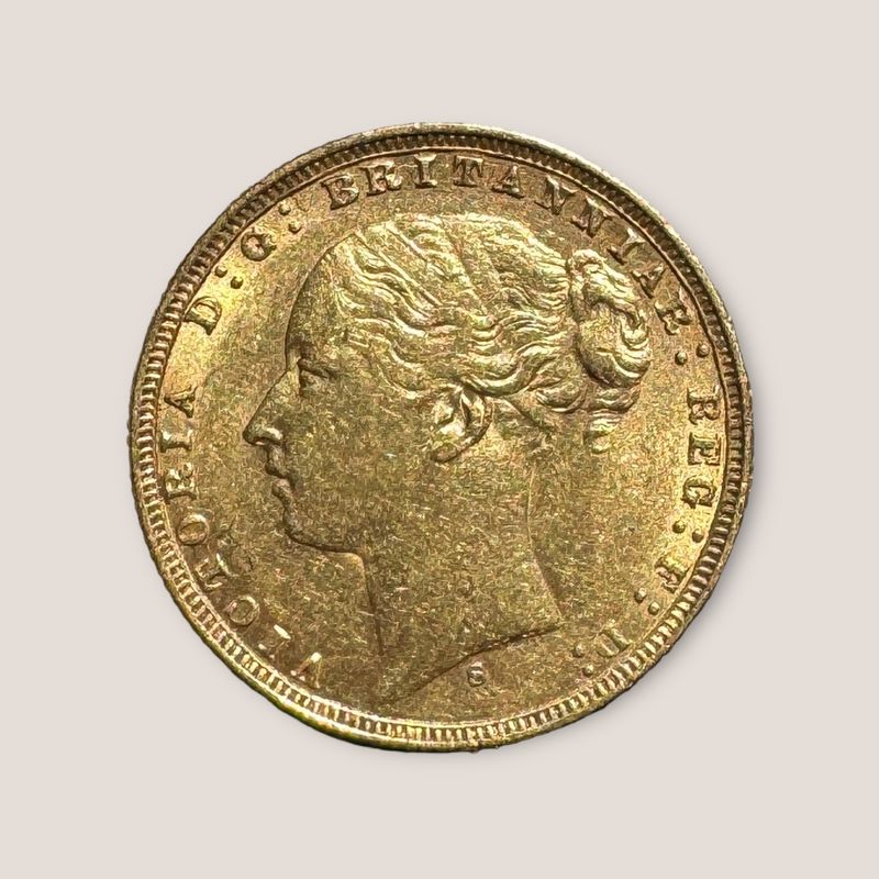 Sovereign 1876 Sidney mint 