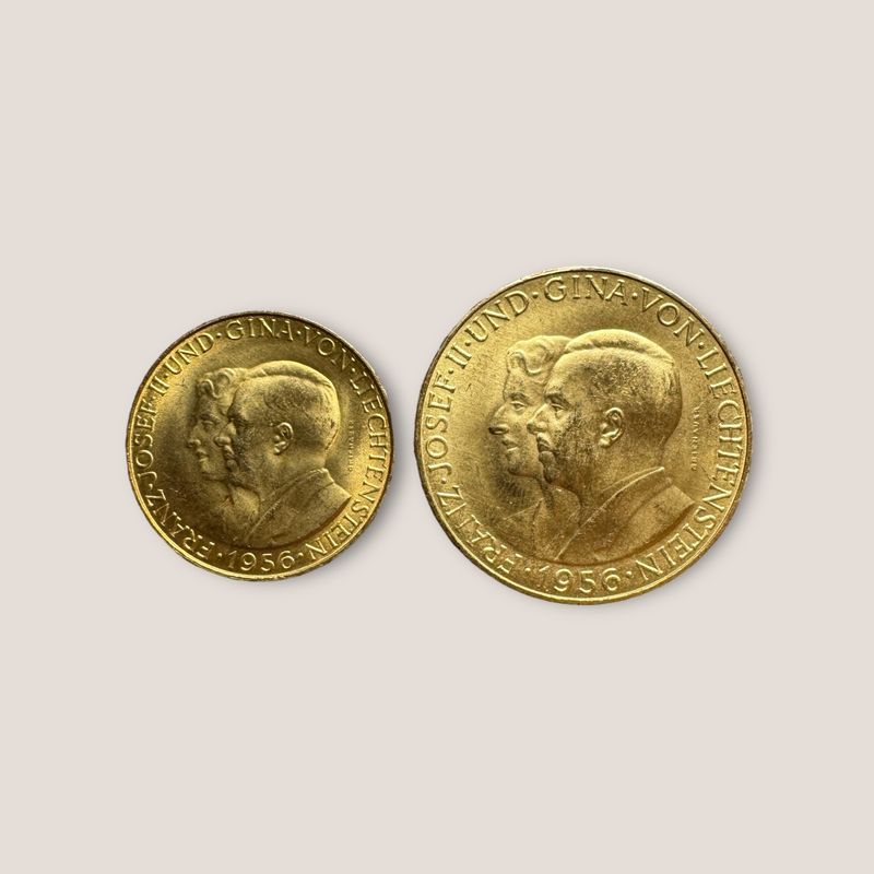 Liechtenstein gold 25 50 franken 